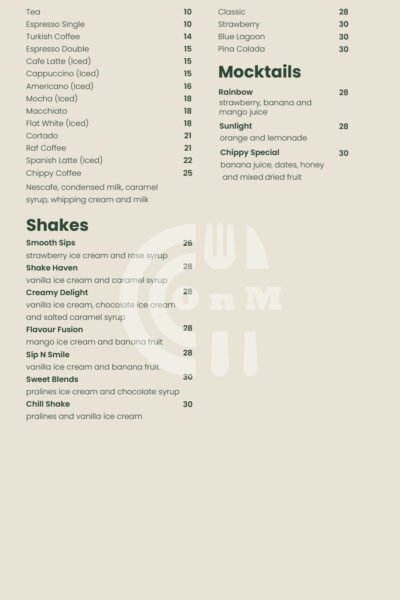 The Chippy Restaurant Offer in Qatar