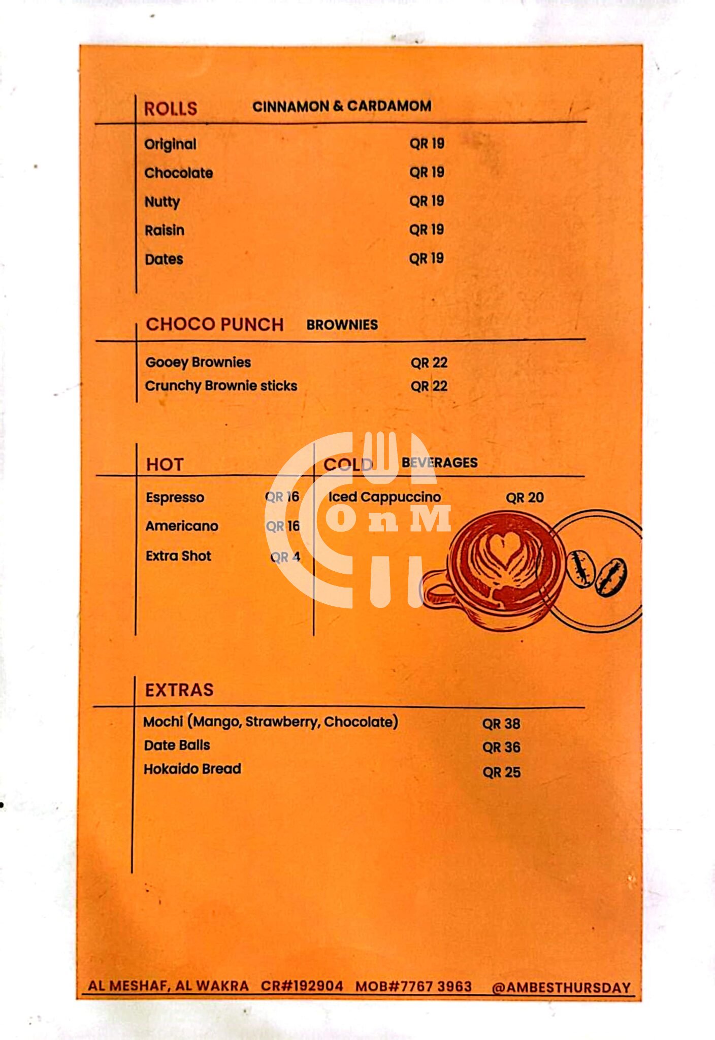 AMBES THURSDAY Restaurant Offer in Qatar