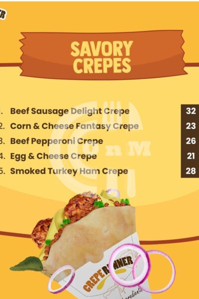 Crepe Runner - Ezdan Al Janoub South Garden Restaurant Offer in Qatar