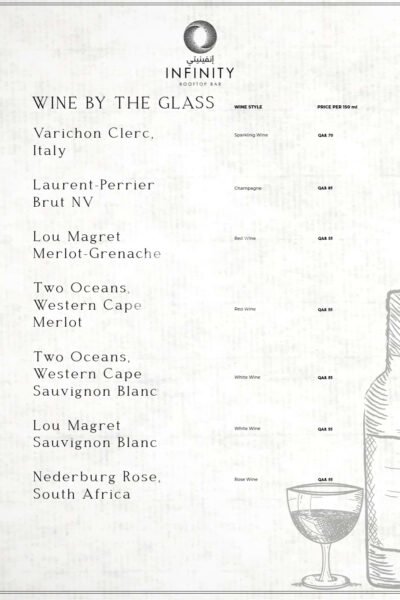 Infinity Rooftop Lounge Restaurant Offer in Qatar