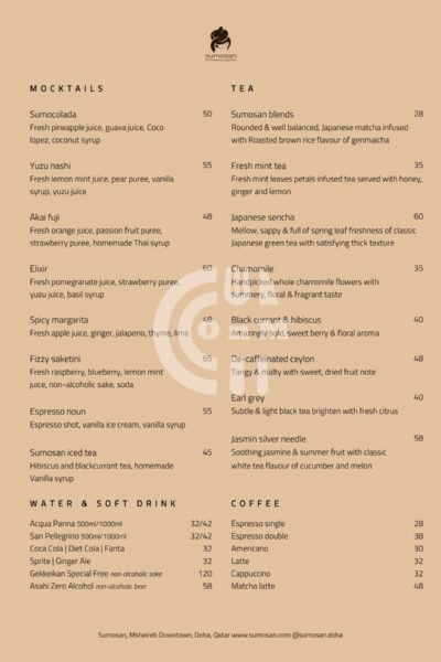 Sumosan Restaurant Offer in Qatar