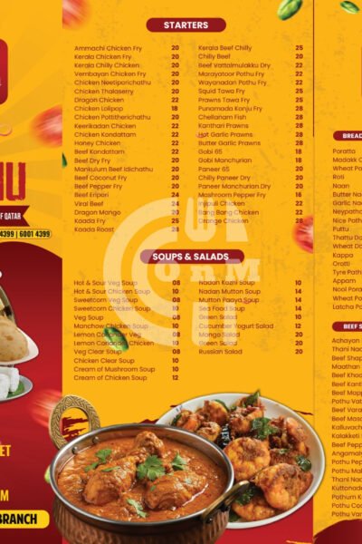 Adaar Thattukada Airport Branch Restaurant Offer in Qatar