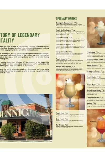 Bennigans Restaurant Offer in Qatar