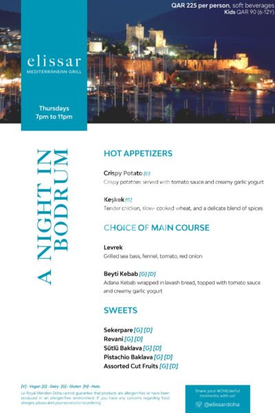 Elissar Mediterranean Grill Restaurant Offer in Qatar