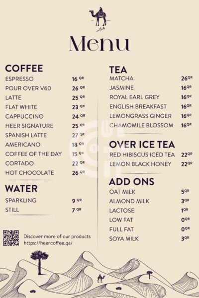 Heer Coffee Restaurant Offer in Qatar
