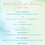 La Mar Beach Shisha Menu EN AR 1 2 OFFER N MENU DISCOUNT