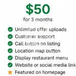 Featured Plan – Upload Unlimited Offers (3 Months) Restaurant Offer in Qatar