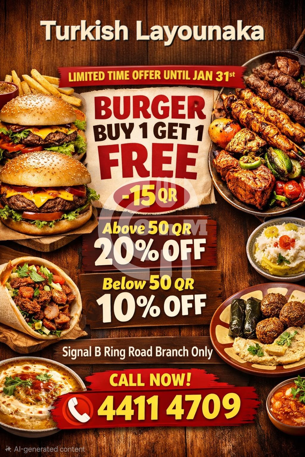 Turkish Layounak (Copy) Restaurant Offer in Qatar