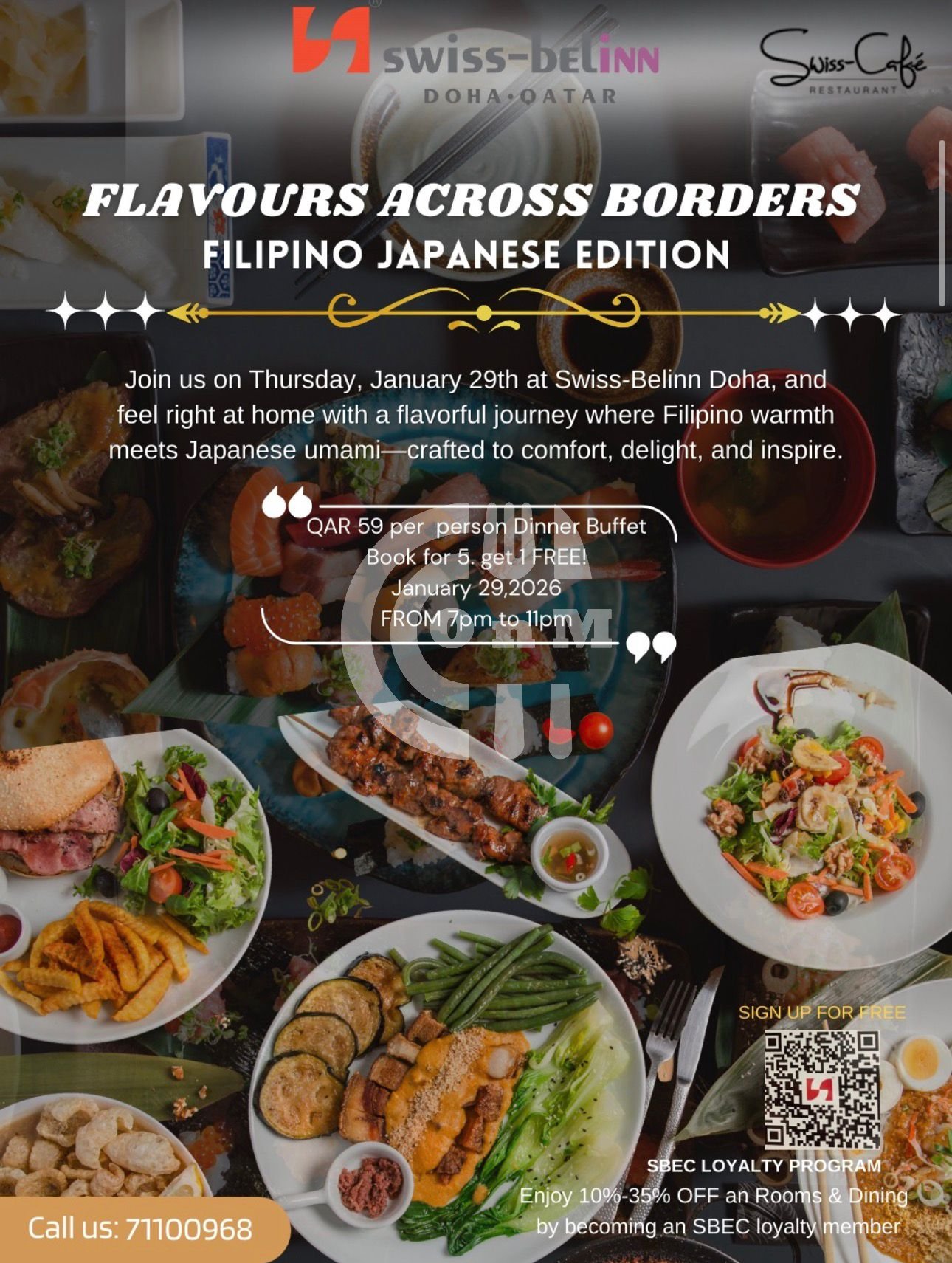 Swiss-Bellinn Doha (Copy) Restaurant Offer in Qatar