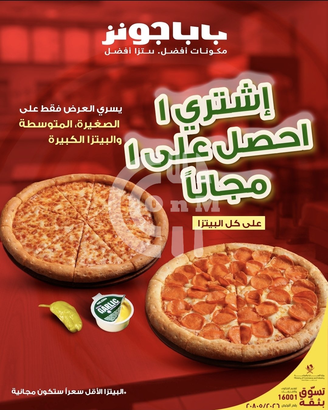 Papa john's Offer Restaurant Offer in Qatar