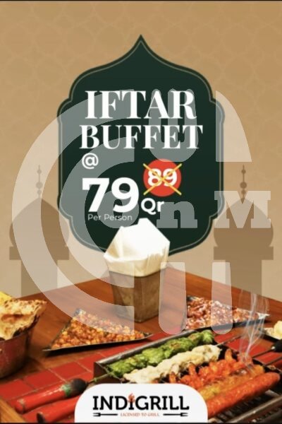 Indigrill Restaurant (Copy) Restaurant Offer in Qatar