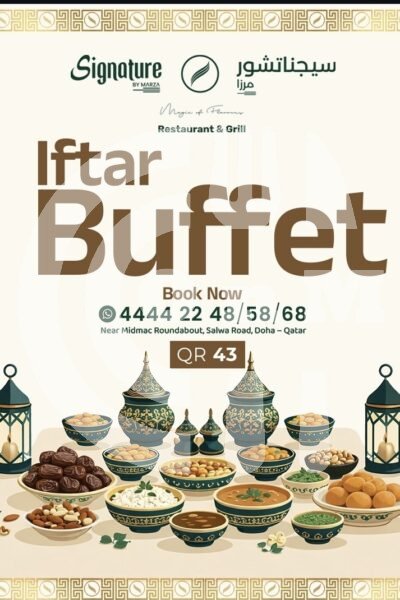 Signature By Marza Restaurant Offer in Qatar