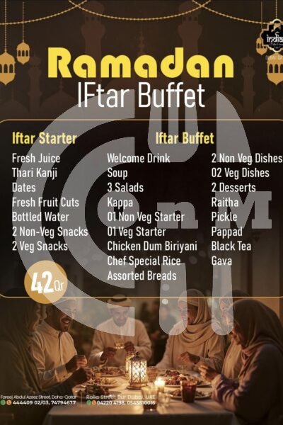 Indian Coffee House (Copy) Restaurant Offer in Qatar