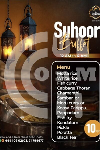 Indian Coffee House (Copy) Restaurant Offer in Qatar