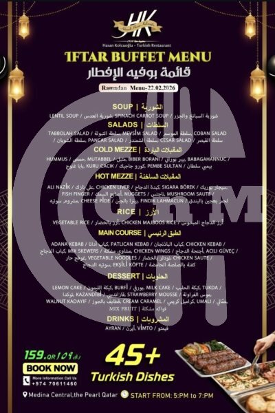 Hasan Kolcuoglu Restaurant Offer in Qatar