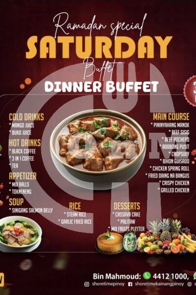 Shore Time Kainang Pinoy (Copy) Restaurant Offer in Qatar