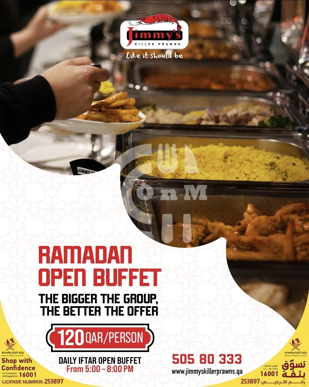 Jimmy's Killer Prawns (Copy) Restaurant Offer in Qatar