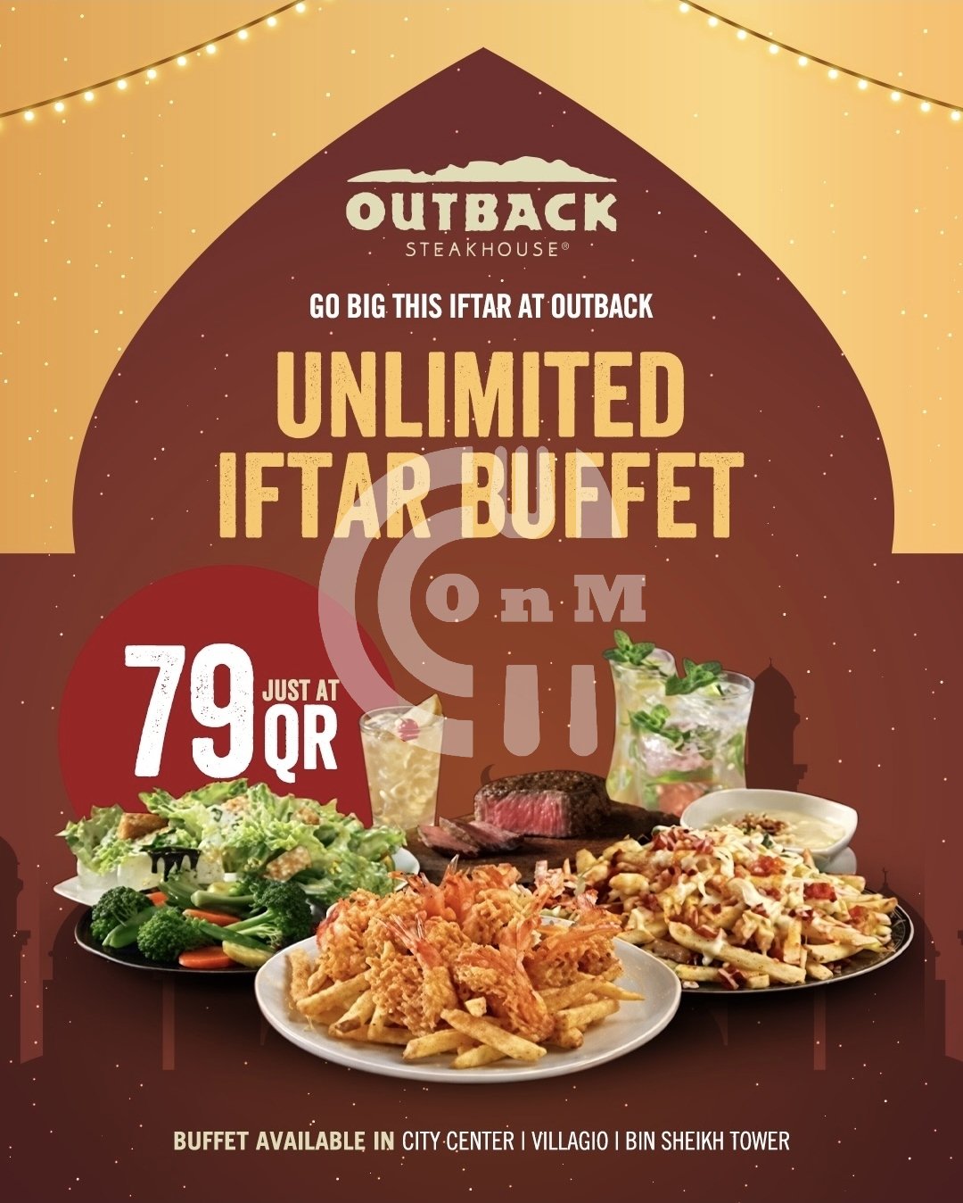Outback Steakhouse - Villaggio Mall (Copy) Restaurant Offer in Qatar