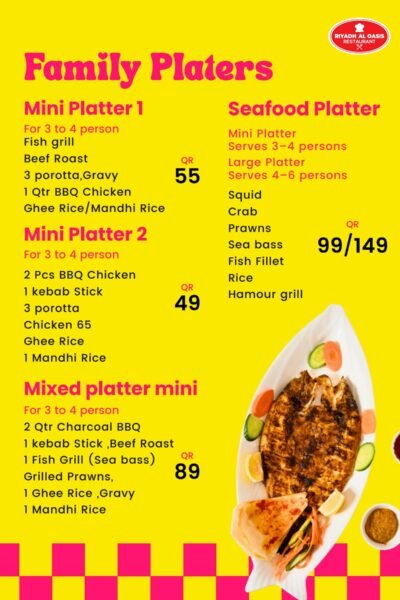 Riyadh Al Oasis Restaurant Offer in Qatar