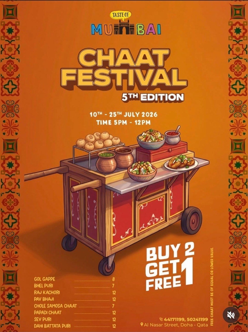 Taste Of Mumbai offer Doha