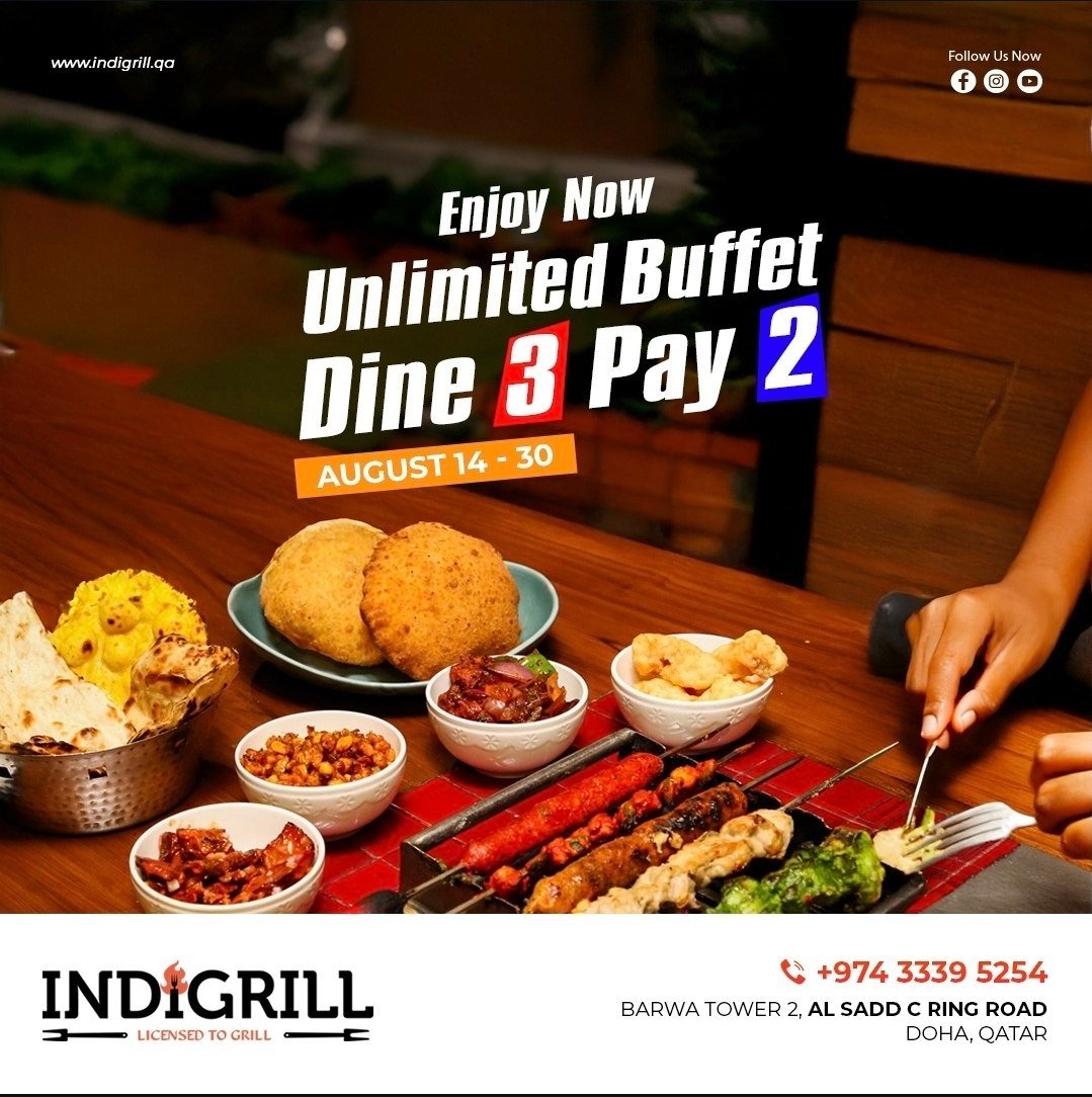 indigrill offer Doha