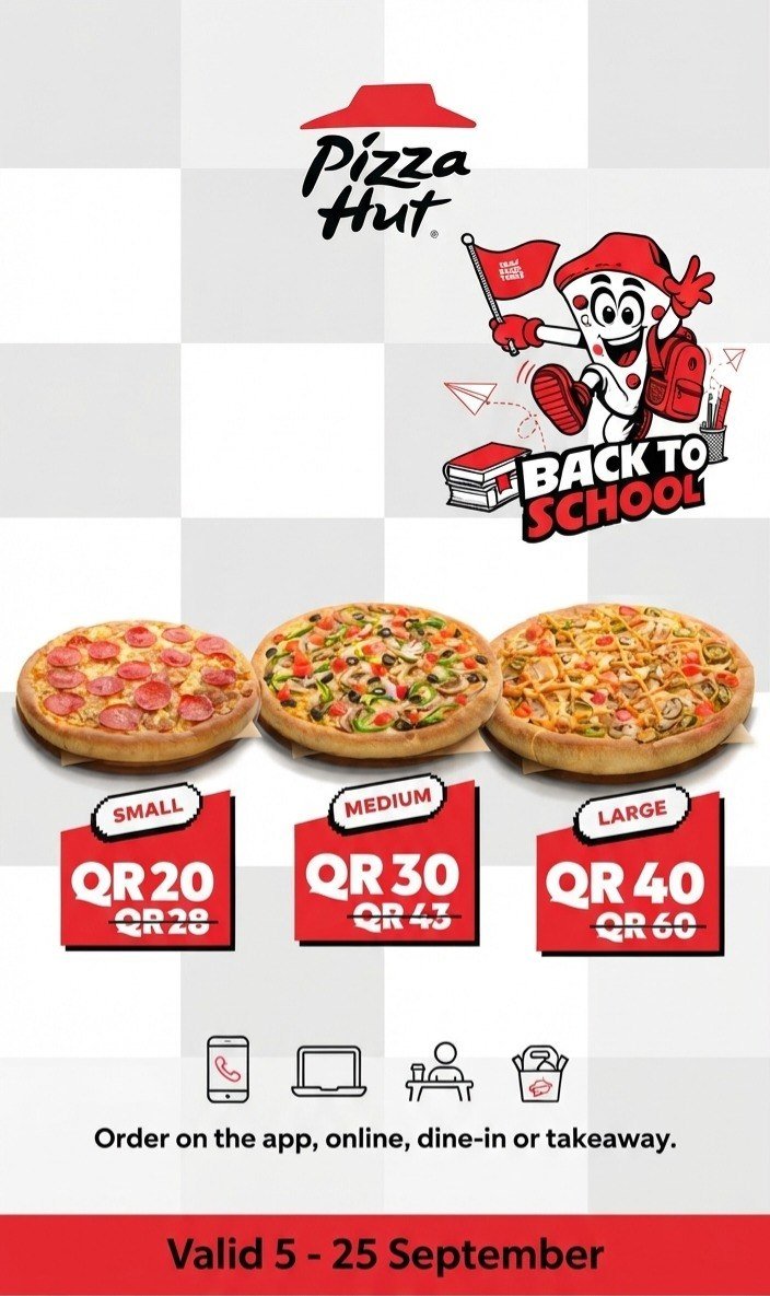 Pizza hut offer Doha